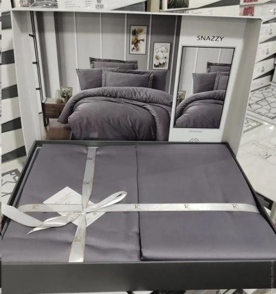 Постільна білизна з сатину Snazzy Anthracite 02470.55.5 фото